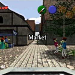 The Legend Of Zelda Ocarina Of Time - Castle Townmarket by Misc Computer Games