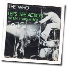 Let's See Action Chords by The Who
